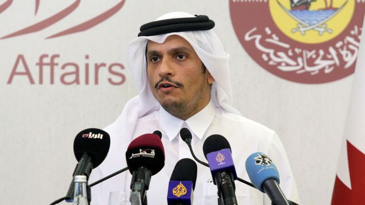 Qatari foreign minister urges de-escalation in U.S.-Iran row