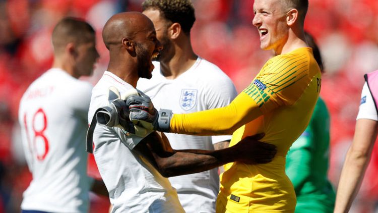 England beat Swiss on penalties to finish third in Nations League