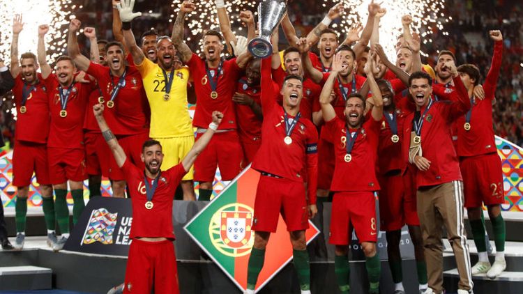 البرتغال تهزم هولندا وتحرز لقب النسخة الأولى لدوري الأمم