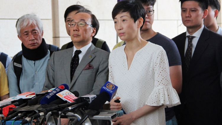 Hong Kong lawmaker gets suspended sentence over 'Occupy' charges