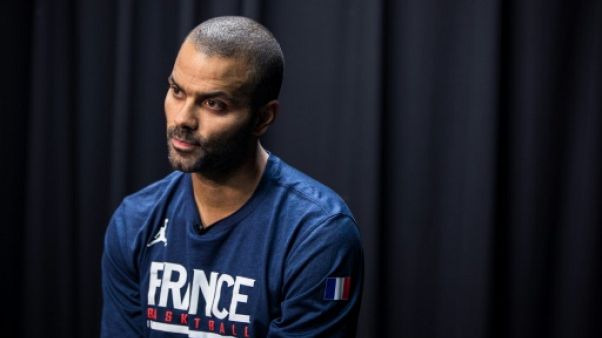 Le Français Tony Parker à Charlotte le 5 octobre 2018 Le Français Tony Parker à Charlotte le 5 octobre 2018