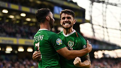 Own goal helps Ireland edge Gibraltar 2-0 Own goal helps Ireland edge Gibraltar 2-0