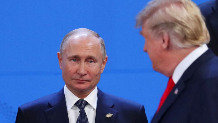 Kremlin says idea of Putin-Trump meeting at G20 in Japan up in air