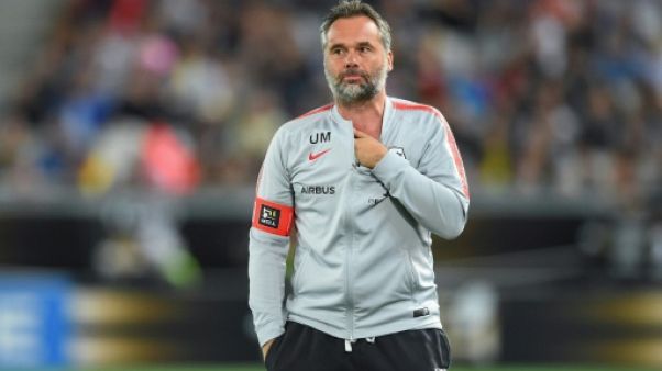 L'entraîneur de Toulouse Ugo Mola lors de la demi-finale de Top 14 face à La Rochelle le 8 juin 2019 à Bordeaux L'entraîneur de Toulouse Ugo Mola lors de la demi-finale de Top 14 face à La Rochelle le 8 juin 2019 à Bordeaux