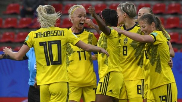 Les Suédoises battent les Chiliennes 2-0 lors du Mondial à Rennes le 11 juin 2019 Les Suédoises battent les Chiliennes 2-0 lors du Mondial à Rennes le 11 juin 2019