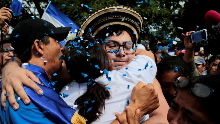 Nicaragua frees 56 imprisoned protest leaders under new amnesty law