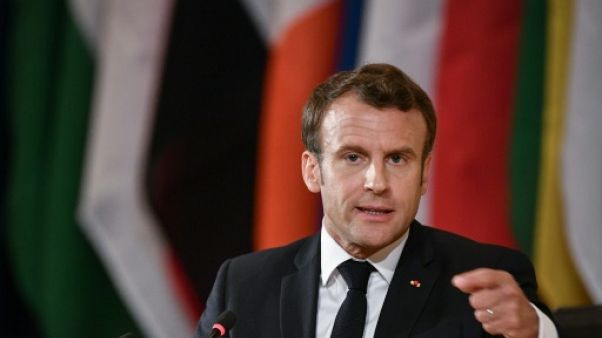 Le président Emmanuel Macron à Genève le 11 juin 2019 Le président Emmanuel Macron à Genève le 11 juin 2019