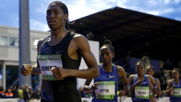 Semenya wins in Montreuil, intends to defend 800m world title