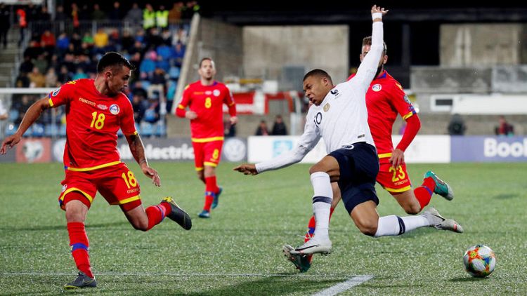 France enjoy therapeutic win at Andorra as Turkey lose to Iceland