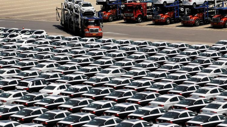 Chinese auto sales post worst-ever monthly decline as trade war intensifies