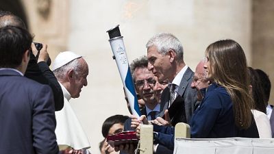 Universiadi: Basile, emozione dal Papa Universiadi: Basile, emozione dal Papa