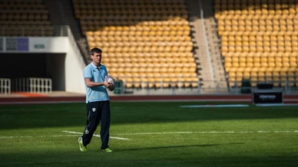 L'ancien ouvreur irlandais Ronan O'Gara, alors entraîneur assistant du Racing 92, à Hong Kong, le 5 février 2016 L'ancien ouvreur irlandais Ronan O'Gara, alors entraîneur assistant du Racing 92, à Hong Kong, le 5 février 2016