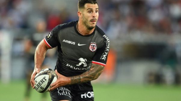 Le centre de Toulouse Sofiane Guitoune face à La Rochelle en demi-finale de Top 14, le 8 juin 2019 à Bordeaux Le centre de Toulouse Sofiane Guitoune face à La Rochelle en demi-finale de Top 14, le 8 juin 2019 à Bordeaux