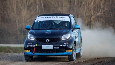 Le smart e-cup presenti al WRC Sardegna Le smart e-cup presenti al WRC Sardegna