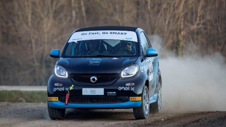 Le smart e-cup presenti al WRC Sardegna