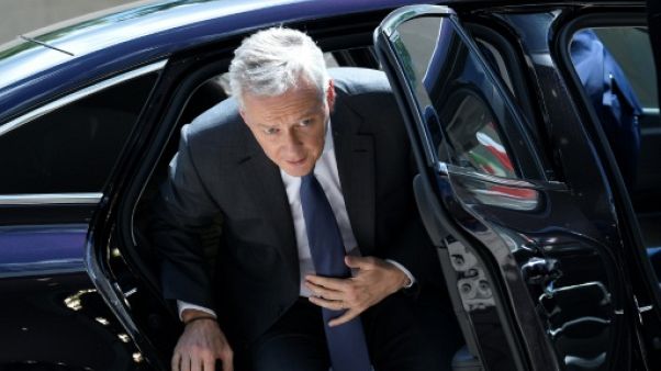 Le ministre français des Finances, Bruno Le Maire, à son arrivée à une réunion de l'Eurogroupe au Luxembourg, le 13 juin 2019 Le ministre français des Finances, Bruno Le Maire, à son arrivée à une réunion de l'Eurogroupe au Luxembourg, le 13 juin 2019