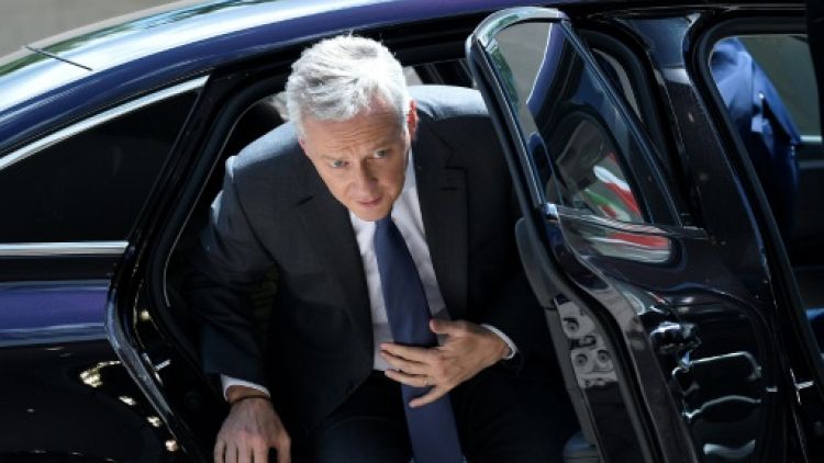 Le ministre français des Finances, Bruno Le Maire, à son arrivée à une réunion de l'Eurogroupe au Luxembourg, le 13 juin 2019