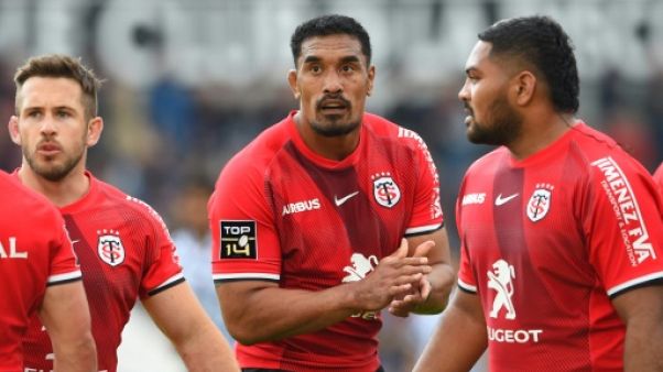 Le Néo-Zélandais Jerome Kaino lors d'un match avec Toulouse face à Bordeaux-Bègles, le 19 mai 2019 au stade Chaban-Delmas Le Néo-Zélandais Jerome Kaino lors d'un match avec Toulouse face à Bordeaux-Bègles, le 19 mai 2019 au stade Chaban-Delmas