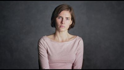 Amanda Knox atterrata a Milano Amanda Knox atterrata a Milano