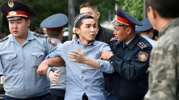 Nearly 1,000 Kazakhs detained over protests - authorities