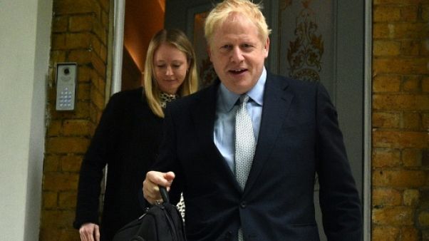 Boris Johnson quitte son domicile à Londres, le 13 juin 2019 Boris Johnson quitte son domicile à Londres, le 13 juin 2019