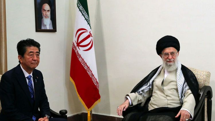 Iranian leader tells Japan's Abe Trump 'not worthy' of a reply to message