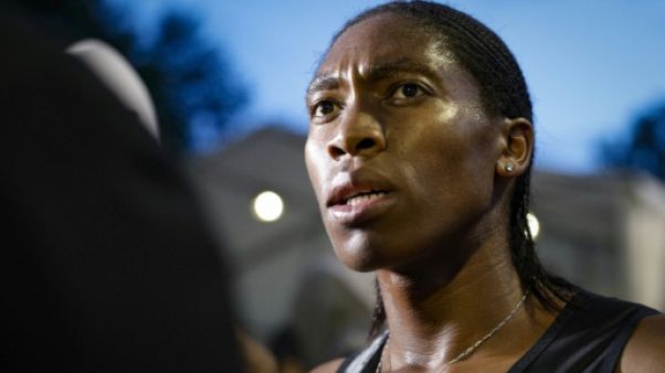 La Sud-Africaine Caster Semenya après sa victoire dans le 2000 m de la réunion de Montreuil, le 11 juin 2019 La Sud-Africaine Caster Semenya après sa victoire dans le 2000 m de la réunion de Montreuil, le 11 juin 2019