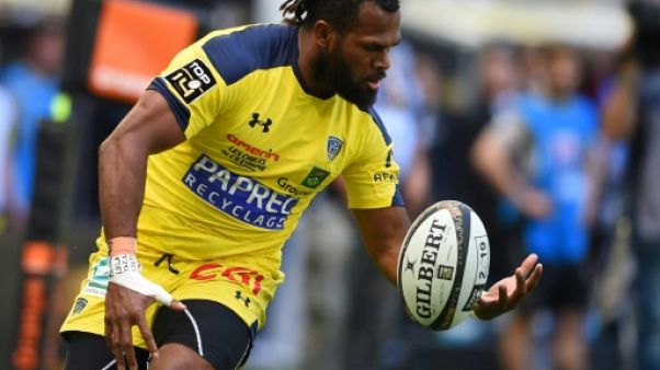 L'ailier de Clermont Alivereti Raka lors de la victoire de son équipe contre Lyon en demi-finale du Top 14 à Bordeaux, le 9 juin 2019 L'ailier de Clermont Alivereti Raka lors de la victoire de son équipe contre Lyon en demi-finale du Top 14 à Bordeaux, le 9 juin 2019