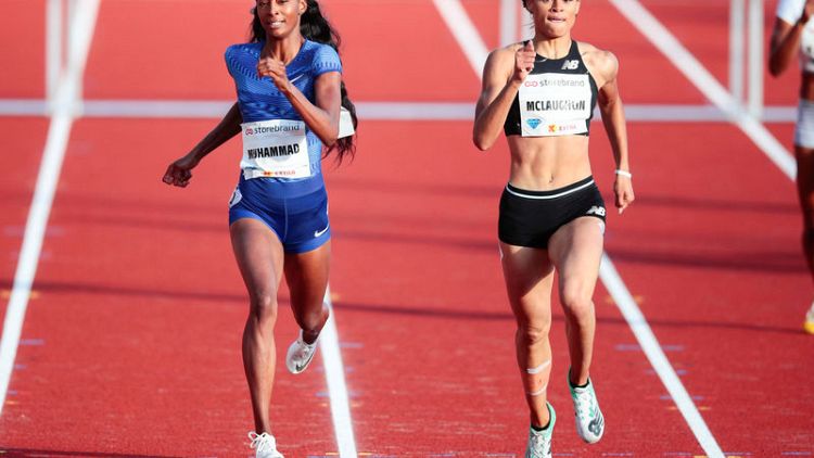 McLaughlin upstages Olympic champion Muhammad in Oslo