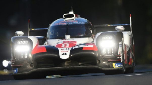 Le Japonais Kazuki Nakajima sur Toyota lors de la 2e séance de qualification des 24 heures du Mans, le 13 juin 2019 Le Japonais Kazuki Nakajima sur Toyota lors de la 2e séance de qualification des 24 heures du Mans, le 13 juin 2019