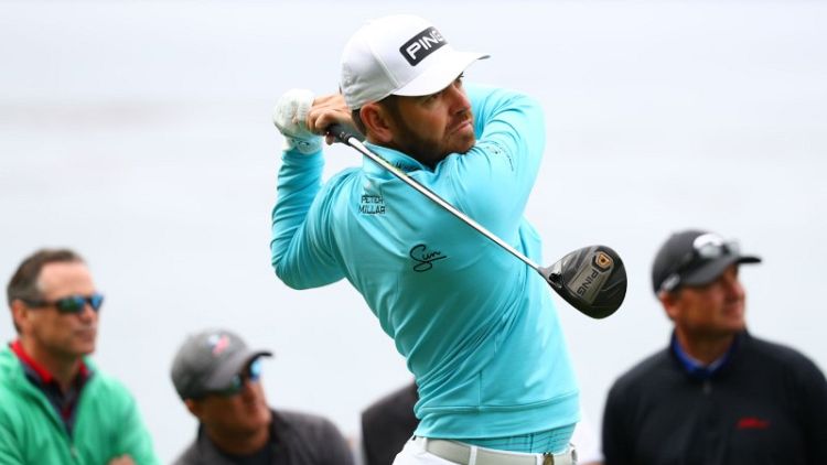 Early bird Oosthuizen gets eagle at U.S. Open