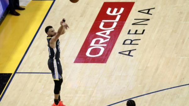 Stephen Curry des Golden State Warriors lors du match 6 de la finale NBA face aux Toronto Raptors, à Oakland, le 13 juin 2019 Stephen Curry des Golden State Warriors lors du match 6 de la finale NBA face aux Toronto Raptors, à Oakland, le 13 juin 2019