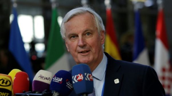 Michel Barnier à Bruxelles le 10 avril 2019 Michel Barnier à Bruxelles le 10 avril 2019