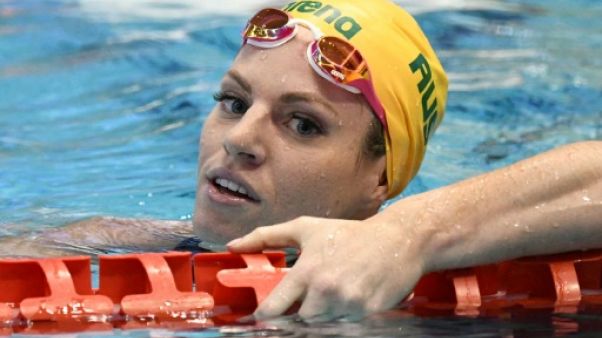 L'Australienne Emily Seebohm après le 100 dos aux Championnats pan-pacifiques, à Tokyo, le 10 août 2018 L'Australienne Emily Seebohm après le 100 dos aux Championnats pan-pacifiques, à Tokyo, le 10 août 2018