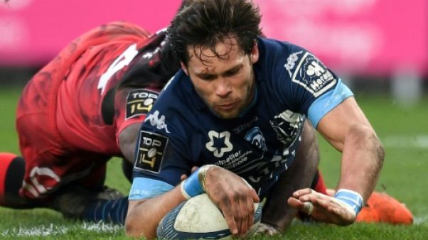Le centre sud-africain Jan Serfontein lors du match de Top 14 face à Lyon, à Montpellier, le 5 janvier 2019 Le centre sud-africain Jan Serfontein lors du match de Top 14 face à Lyon, à Montpellier, le 5 janvier 2019