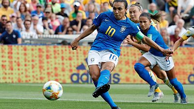 Marta dedicates landmark goal to gender equality Marta dedicates landmark goal to gender equality