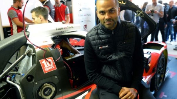 Tony Parker, fraîchement retraité des parquets NBA, présent sur le circuit des 24 Heures du Mans, le 14 juin 2019 Tony Parker, fraîchement retraité des parquets NBA, présent sur le circuit des 24 Heures du Mans, le 14 juin 2019