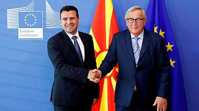 Macedonia on track for EU accession talks but not Albania -diplomats Macedonia on track for EU accession talks but not Albania -diplomats