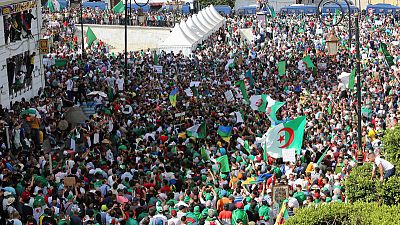 Celebrating arrests, but still pushing for change, protesters rally in Algeria Celebrating arrests, but still pushing for change, protesters rally in Algeria