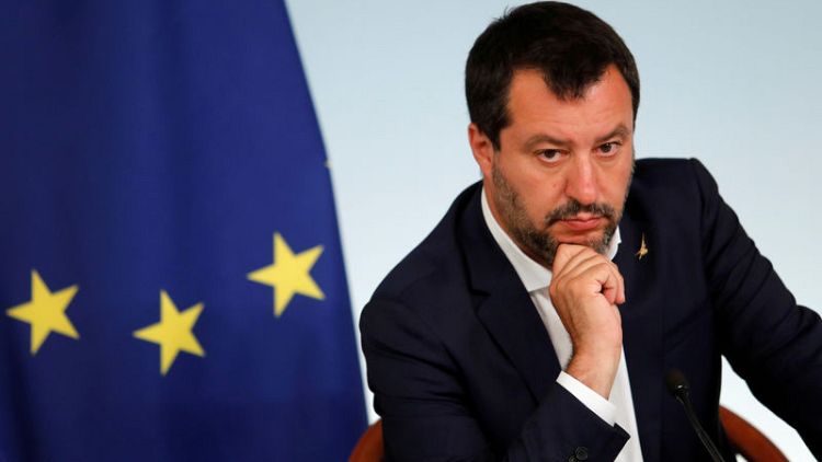 Italy's Salvini prefers transportation group as Alitalia partner