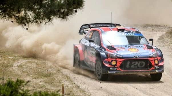 L'Espagnol Dani Sordi en tête du rallye de Sardaigne à l'issue de la 2e journée le 14 juin 2019 L'Espagnol Dani Sordi en tête du rallye de Sardaigne à l'issue de la 2e journée le 14 juin 2019