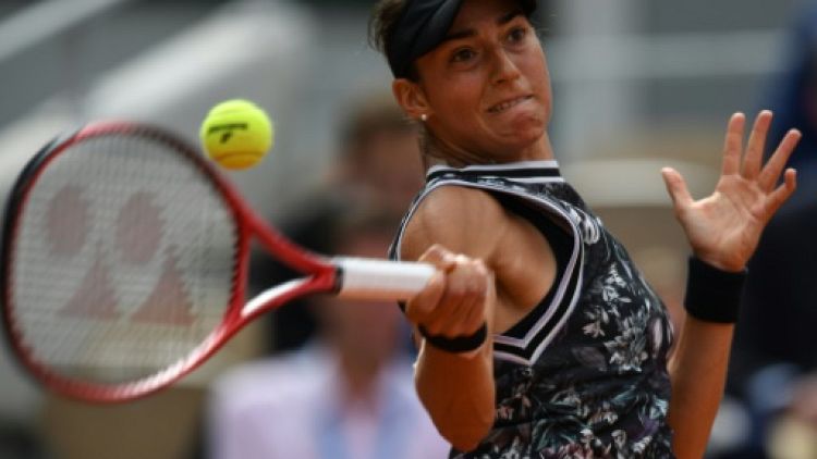 La Française Caroline Garcia lors du 2e tour de Roland-Garros le 30 mai 2019