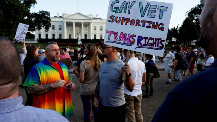 Trump wins U.S. court victory in quest for transgender military ban