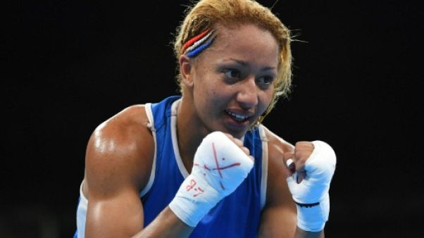 La Française Estelle Mossely championne des poids légers aux JO de Rio le 19 août 2016 La Française Estelle Mossely championne des poids légers aux JO de Rio le 19 août 2016