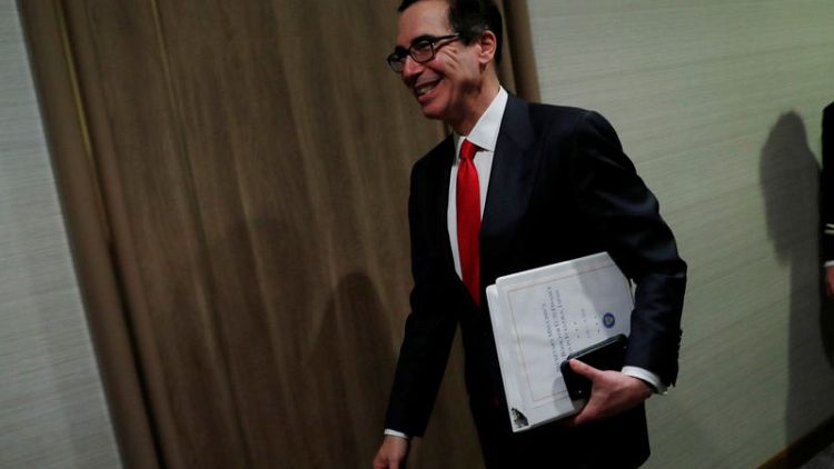 Mnuchin on solid ground in withholding Trump tax returns - Justice Department