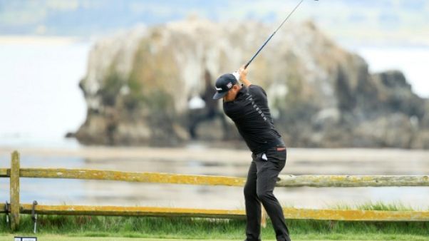 L'Américain Gary Woodland le 14 juin 2019 à Pebble Beach (Californie) L'Américain Gary Woodland le 14 juin 2019 à Pebble Beach (Californie)