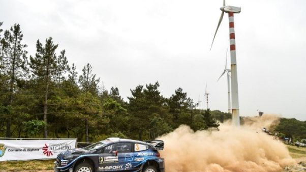 L'Estonien Ott Tänak durant la super spéciale 6 du Rallye de Sardaigne, près de Tula, le 14 juin 2019 L'Estonien Ott Tänak durant la super spéciale 6 du Rallye de Sardaigne, près de Tula, le 14 juin 2019