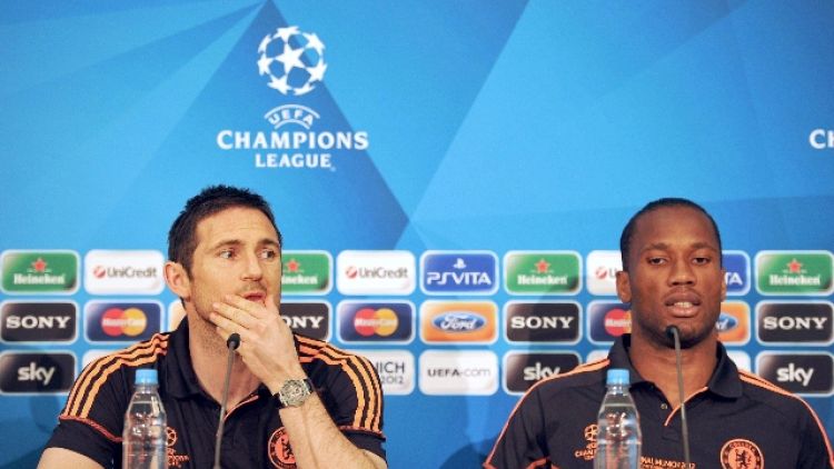 Chelsea: Lampard in panchina con Drogba