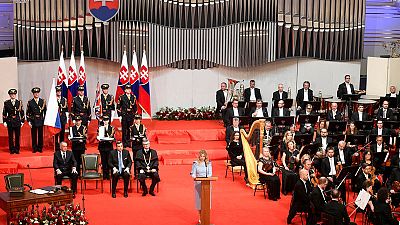 Anti-graft crusader sworn in as Slovakia's first female president Anti-graft crusader sworn in as Slovakia's first female president