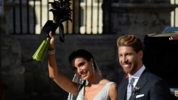 Le joueur du Real Madrid lors de son mariage avec Pilar Rubio le 15 juin 2019 Le joueur du Real Madrid lors de son mariage avec Pilar Rubio le 15 juin 2019